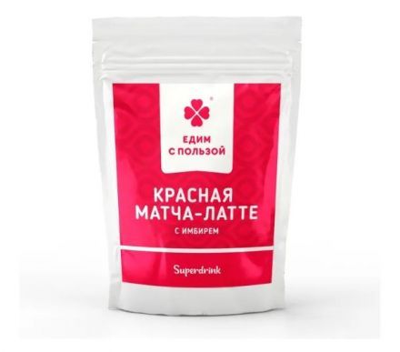 Розовый Матча-латте с имбирем Едим с пользой (200 г)
