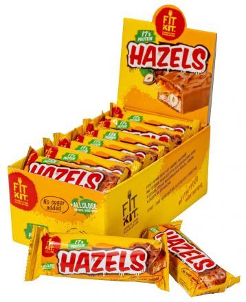 Батончик глазированный HAZEL &quot;Фундук-карамель&quot; FIT KIT (45 г)