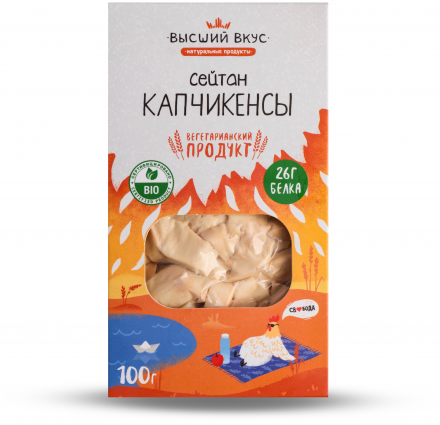 Сейтан &quot;Капчикенсы&quot; Высший вкус (100 г)