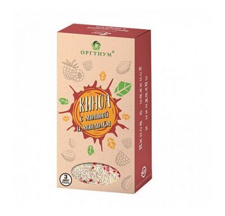 Киноа с малиной и миндалём Оргтиум (180 г)