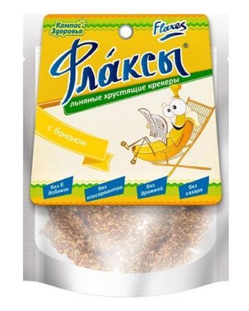 Флаксы с бананом Компас здоровья (90 г)
