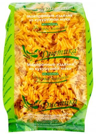 Макаронные изделия фигурные из кукурузной муки &quot;Спираль&quot; Диетика (300 г)