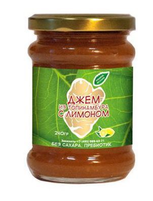 Джем из клубней топинамбура с лимоном (240 г) Купецкий дом Посадъ