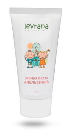 Зубная паста гелевая детская &quot;Апельсинка&quot; (50 мл), Levrana